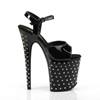 Pleaser - STARDUST809 Sandale à bride à la cheville, Pole dance chaussures - Chaussures de pole dance - Noir Product image